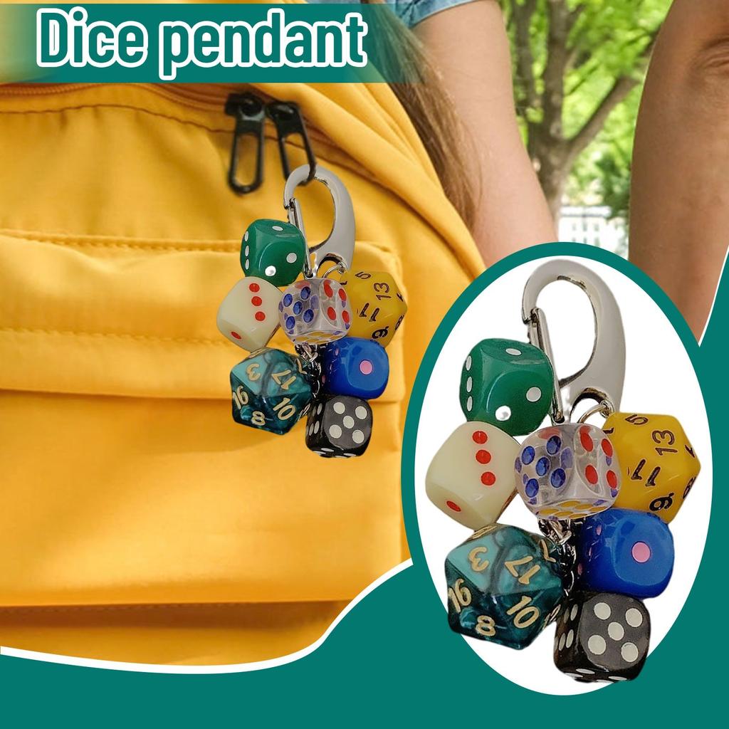 Kostky Korálkový Přívěsek na Klíče, Přívěsek Ozdoby na Pás