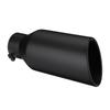 Universal Exhaust Tip 12inch Length 3inch Inlet 5inch Outlet Tailpipe Anti-Corrosive Car Straight Exhaust Tail Throat Pipe