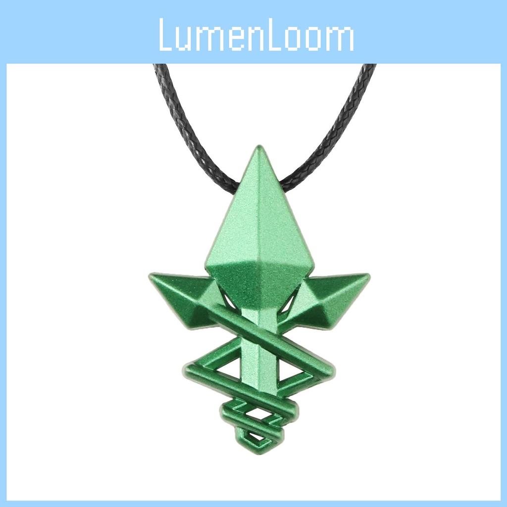 Mushoku Jobless Tensei Reincarnation Green Arrow Jewelry Alloy Pendant Gift