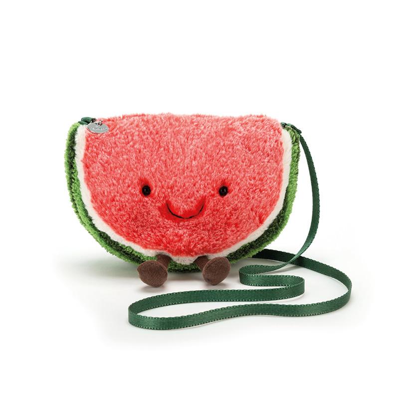 

JELLYCAT Fun Food Series Watermelon Bag Cute Doll Plush Doll 18cm Height