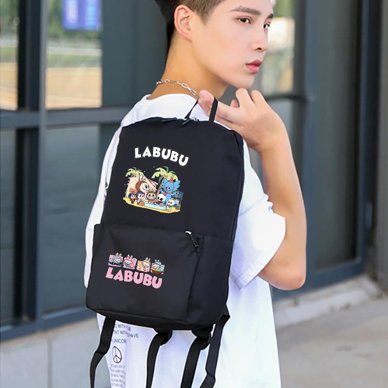 2Pcs/set Carcoon Printed Printed Backpack with Water Bottle Boy Girl Schoolbag Student Backpack 750Ml Outdoor Sports Water Cup