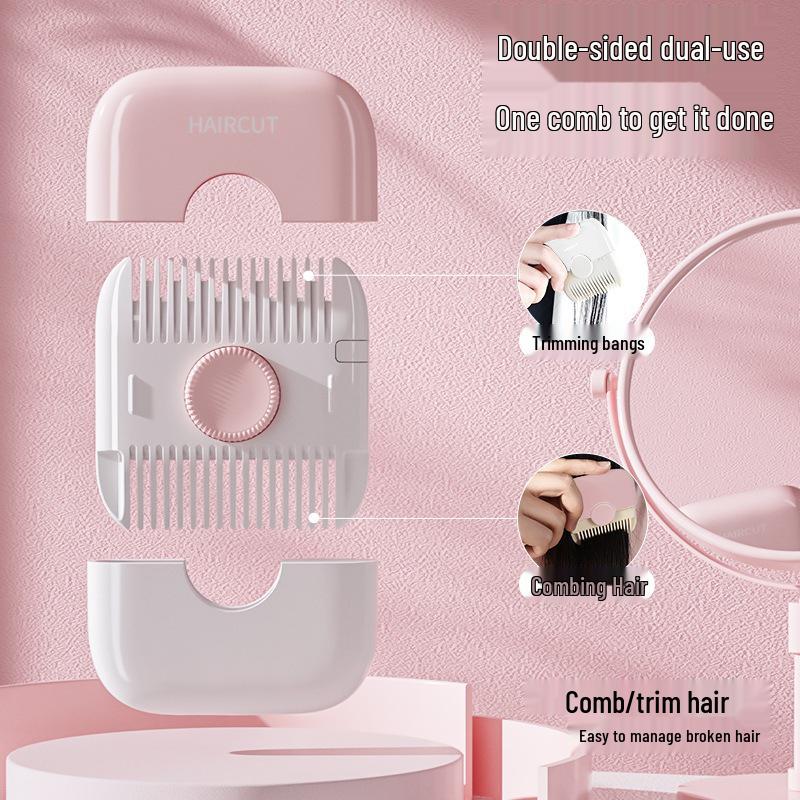 Multifunctional Hair Trimmer Comb for Girls - Split End, Thinning, and Haircut Tool