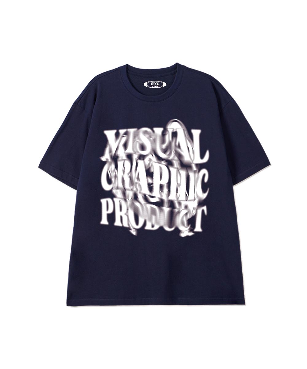 Biel Spin Logo Short Sleeve T-Shirt Navy M