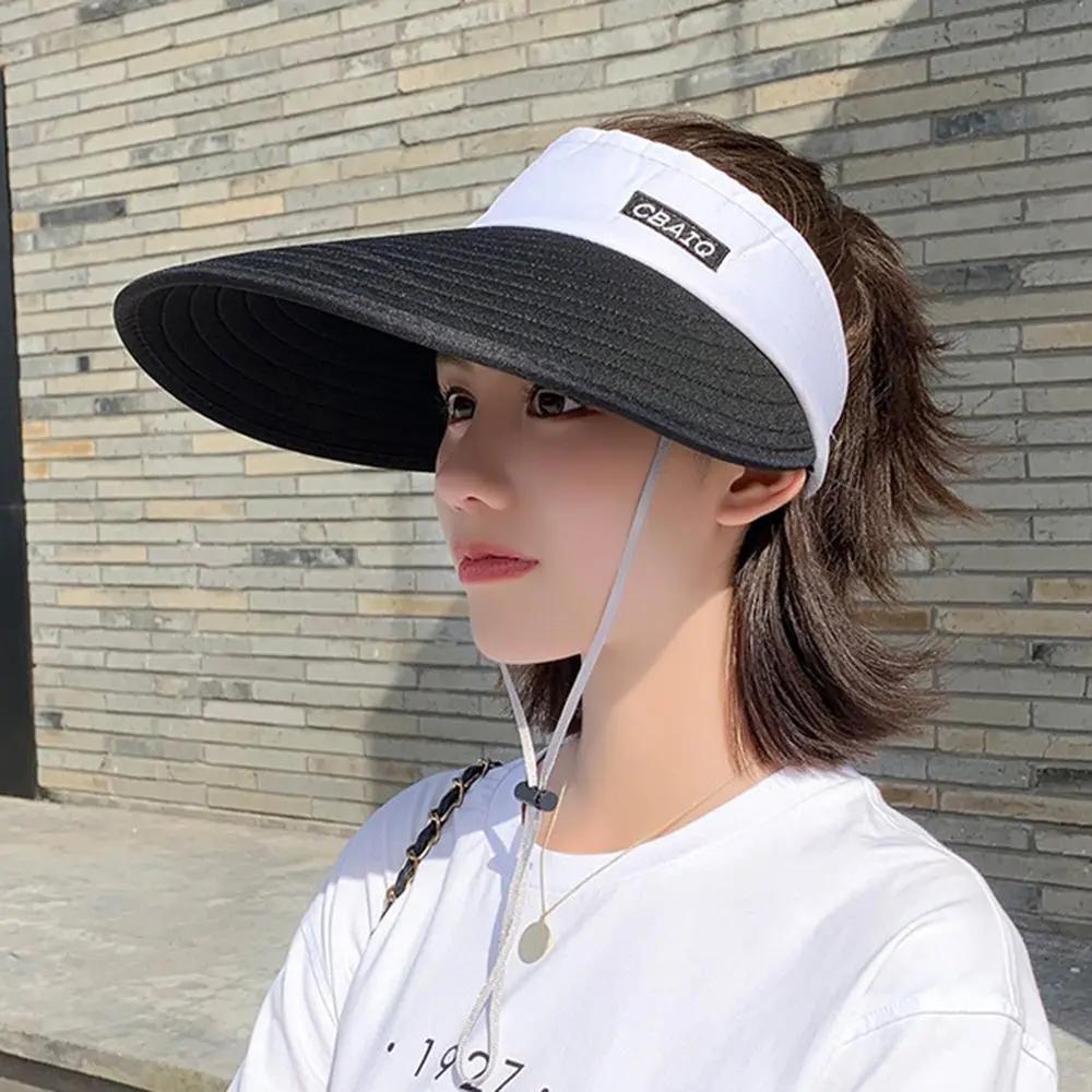 UV Protection Casual Women Cycling Breathable Ladies Sports Hat Summer Sun Cap Empty Top Suncap Visor Beach Cap