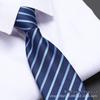Men's 8cm Zipper Tie: Red, Blue, Black - Korean Style for Weddings and Business
