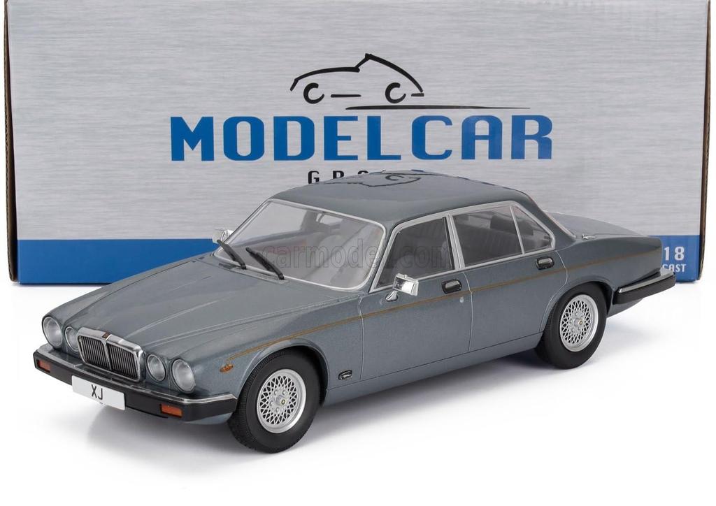 MCG Jaguar Diecast Model 1/18 JAGUAR XJ 3 Series 1979 (Gray) [Parallel Import]