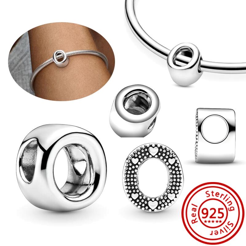 925 Sterlingová měď Čirý zirkon Třpytivé 26 písmen abecedy A-Z DIY Korálky na jméno Vhodné pro originální náramek s přívěsky Pantaro Zirkon