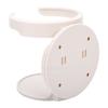 Wall Mount Cup Holder Space Saving Spill Proof Foldable Cup Holder with Adhesive Patch for Cups Mugs Bottles White