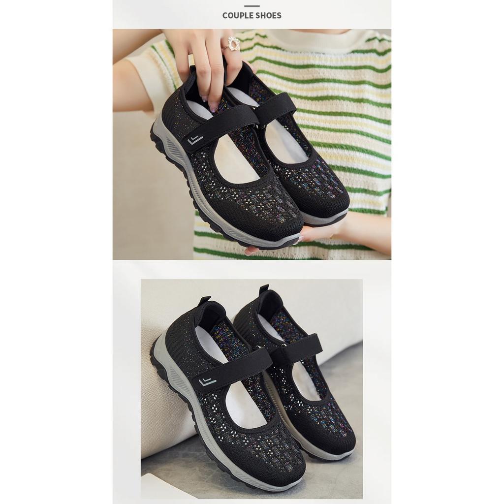 Damen Sommer Neue Mesh-Schuhe, Stoffschuhe, Laufschuhe, Schuhe mit weicher Sohle
