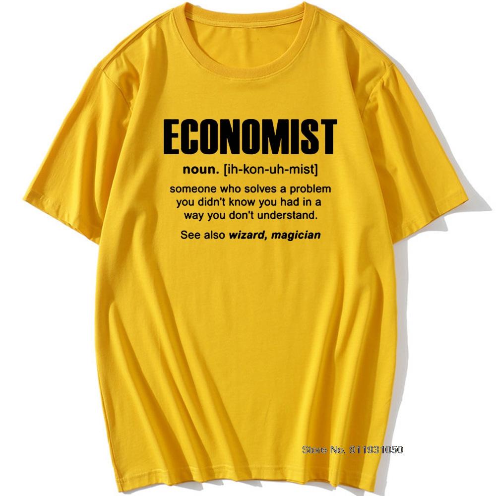 Cool Economist Definition Noun Funny T Shirt Unisex Short Sleeves Hip Hop Vintaged Oneck Cotton T Shirts
