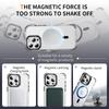 For iPhone 12 Pro Max Clear Phone Case with Lens Kickstand Cover Compatible with MagSafe
