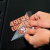 Wincraft Perfect Cut 10x10cm Autocollant NFL Teams Slogan