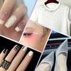 Flatback Loose Rhinestones Glass Glue on Eco-Friendly 12 Facets Bulk 1440pcs for Nail Art