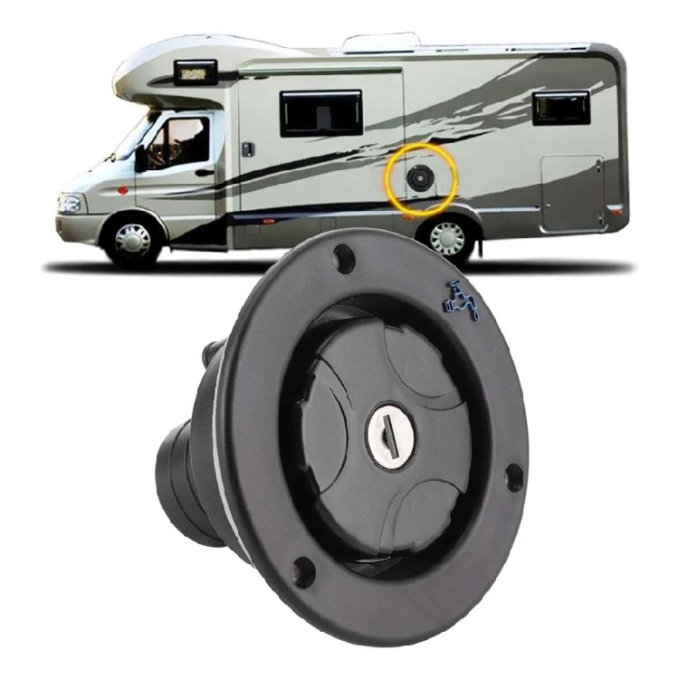 Fahrzeug-Wasserzubehör Effizienter Einlass mit Verriegelungssystem Kunststoff-Wassereinlass