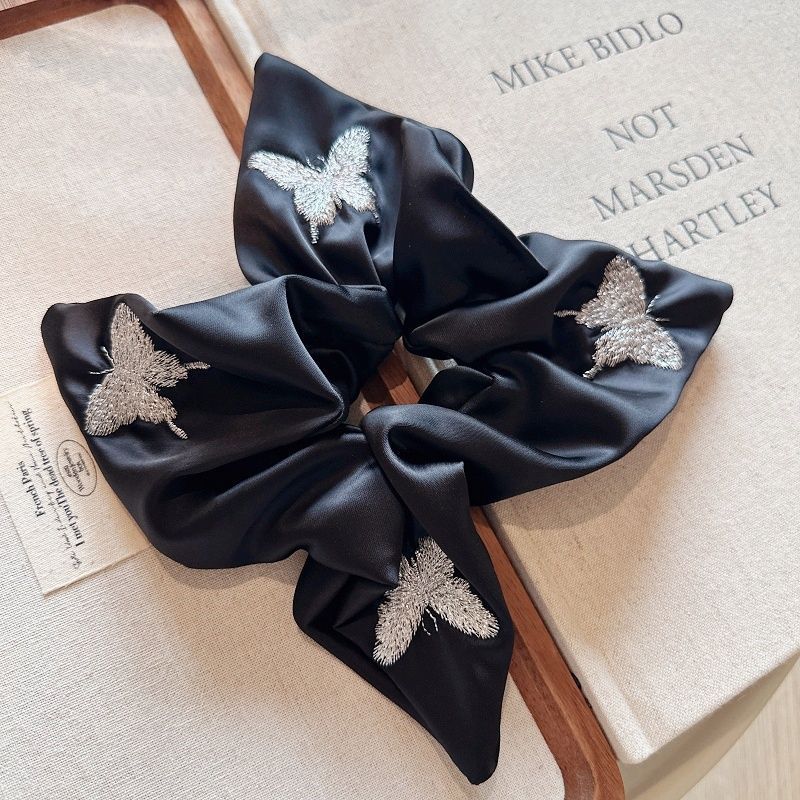 1pc New Bow Tie, Large Intestine Headband, Stylish Tie Headband, Ponytail Style Headband Accessory