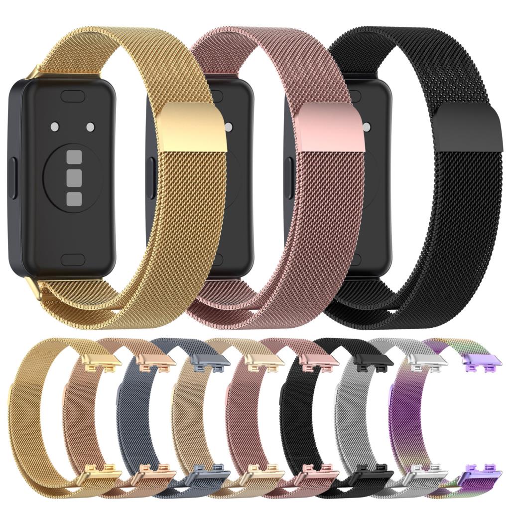 Strap For Huawei Band 8 Smartwatch Magnetic correa Wristband Metal Mlianese Loop belt Bracelet Accessories Huawei Band 8 9 strap