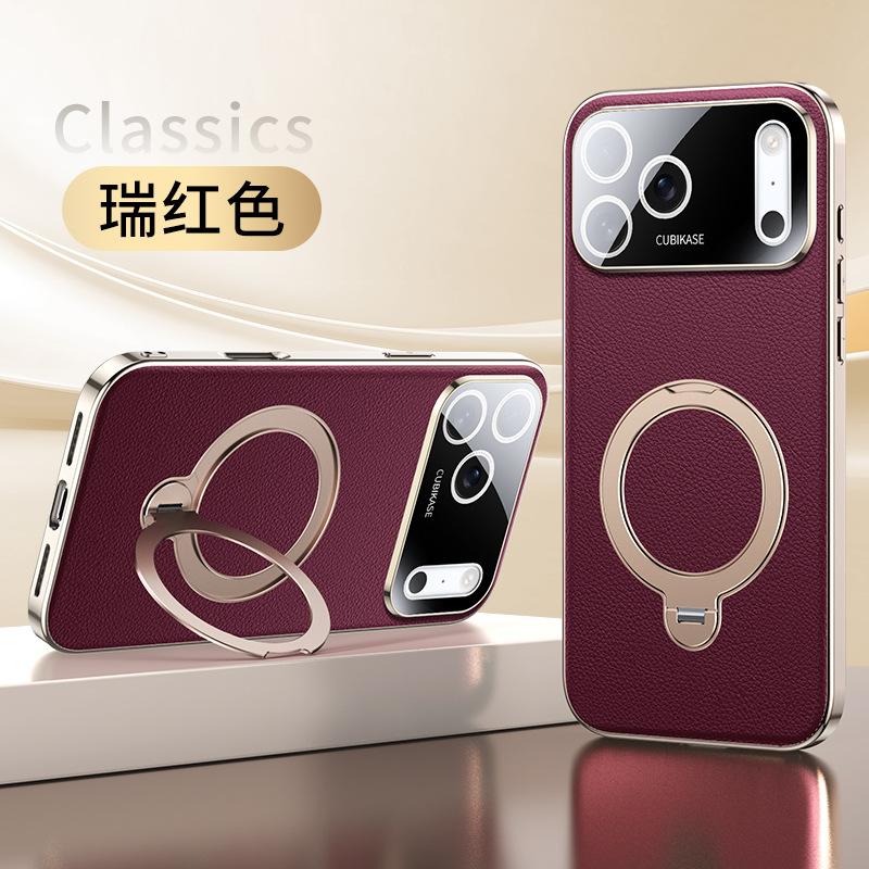 Applicable to Apple 11Pro mobile phone case Magnetic suction iPhone11ProMax rotating ring bracket Anti-drop 11AIR