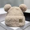 Ears bear thermal hat children autumn and winter fleece thickened knitted hat cute fashion ear protection hat women's winter