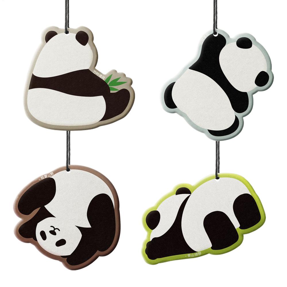 Lufterfrischer für Auto 4 Stück Anhänger für Auto Tierform Langanhaltende Auto-Erfrischertablette für Frauen Männer Automobil Zuhause