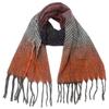 Color Tassel Warm Shawl Clip Winter Women's Autumn and Flower Gradient Scarf Keep