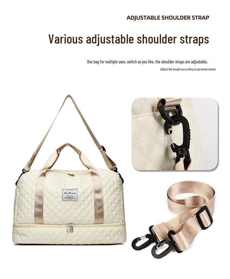 Women's Short Trip Lightweight Water-Repellent Travel Bag, Large Capacity Handheld Luggage and Portable Hospital Storage Bag