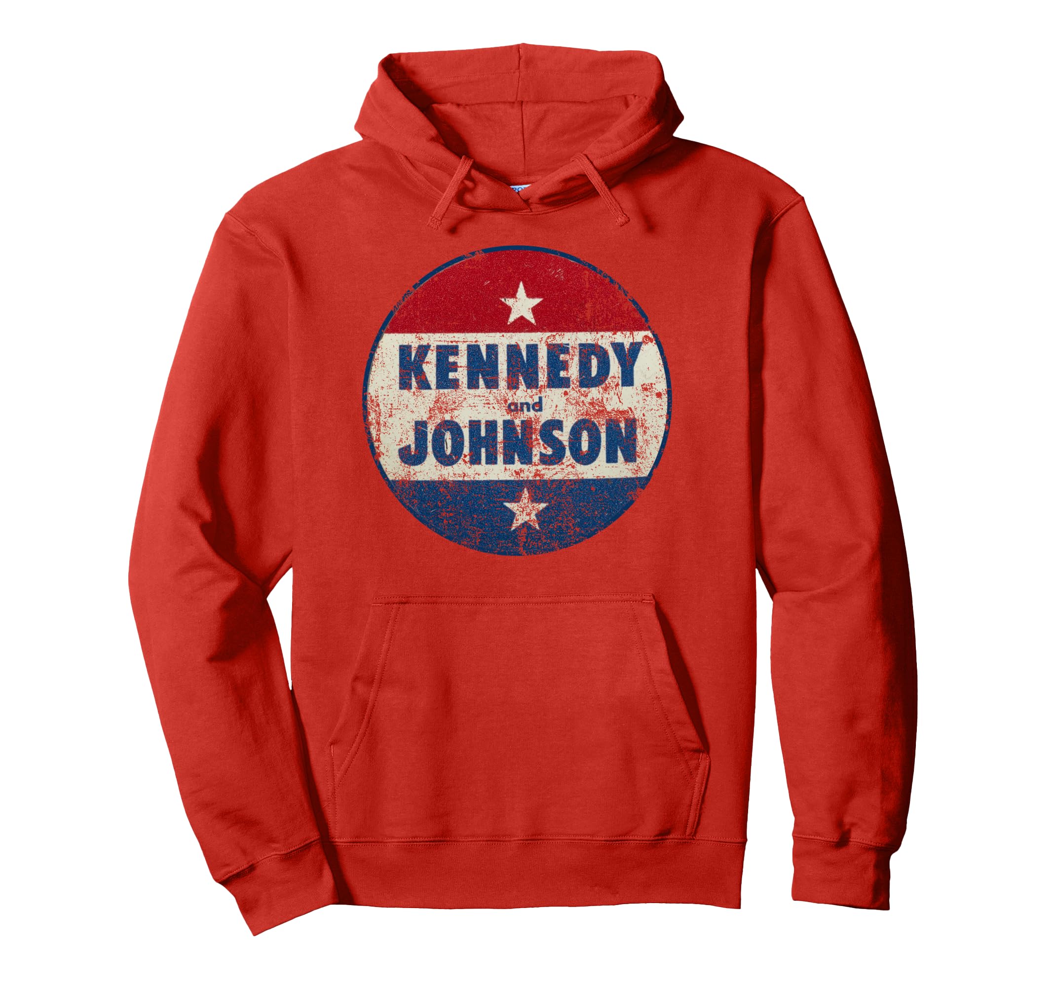 

Kennedy and Johnson Pin 1960 Retro Antique Style Hoodie