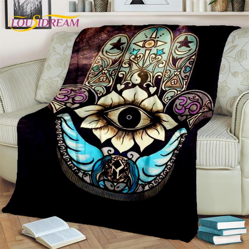 Evil Eye,Eye of Horus,Nazar Tree of Life  Blanket,Soft Throw Blanket for Home Bedroom Bed Sofa Picnic Travel Cover Blanket Kids