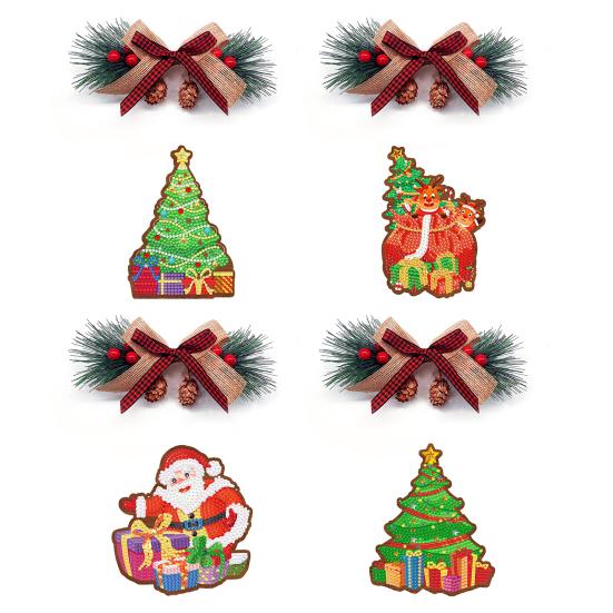1 Set DIY Diamantmalerei Weihnachtsanhänger steigern die Kreativität und reduzieren Stress