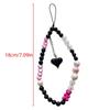 Creative Love Heart Mobile Phone Lanyard Keychain Lovely Charm Pendant Fashion Accessory for Trendy Girls Daily Use