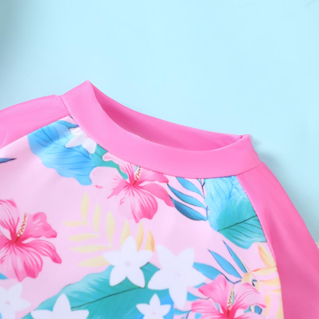 Girls Summer Swim Set Fish Scale Sleeveless Top Bikini Bottom 3PCS Beach Outfit