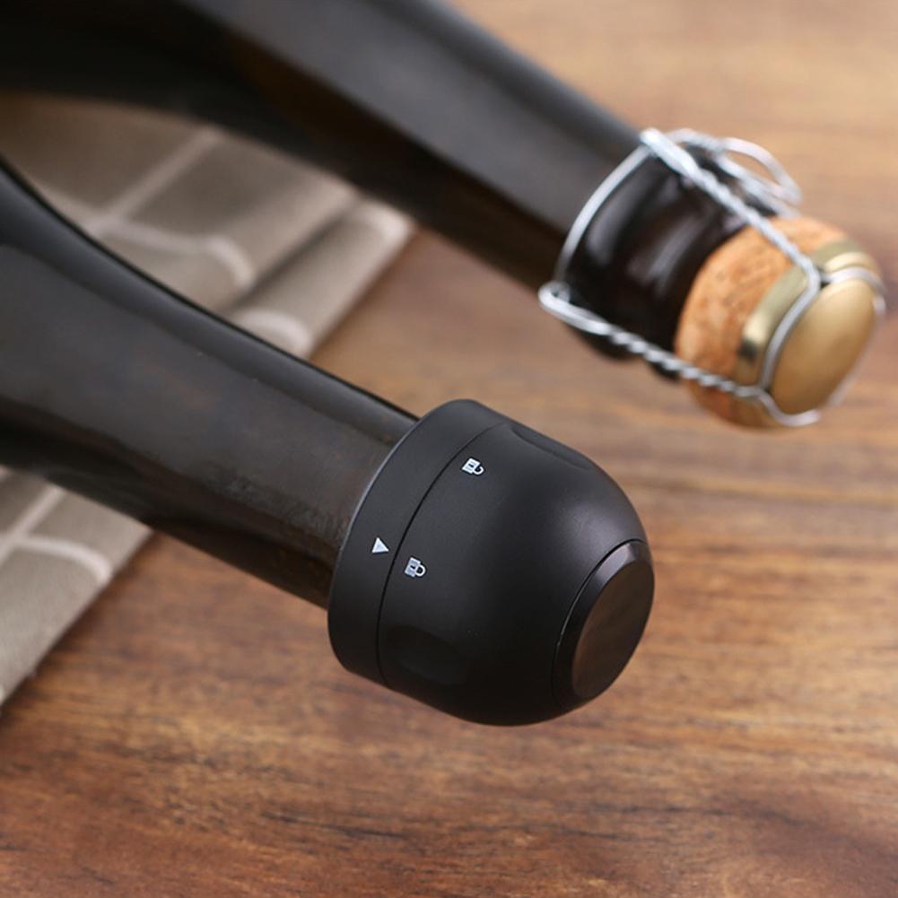 Buy ABS Red Wine Bottle Cap Stopper Silicone Sealed Champagne Stoppers
