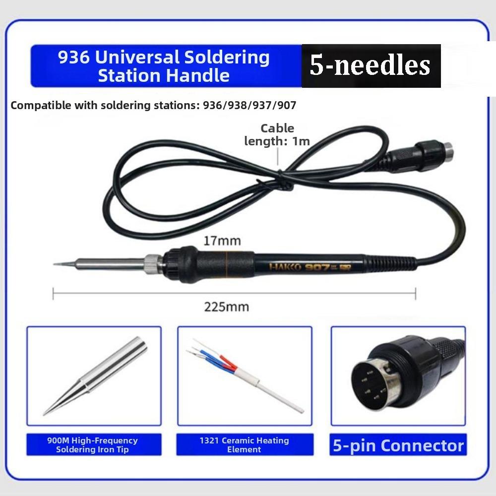 

60W Soldering Iron Handle 907 Handle 936 Soldering Stations Electric Irons 936 5 pin