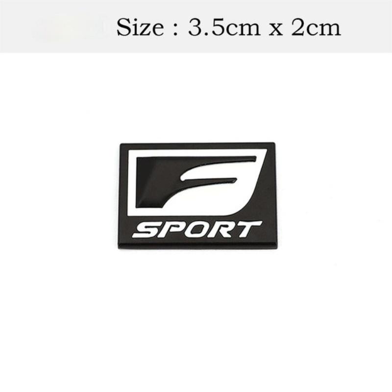 

3D металлические спортивные эмблемы F, наклейки с логотипом автомобиля для Lex/us IS200T IS250 IS300 RX300 CT NX RX GS RX330 RX350 CT200 GX470 IX350 1#