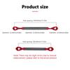 SEAMETAL 22mm Motorcycle Handlebar Handle Grip Adjustable Crossbar Balance Bracket Steering Wheel Reinforce Replacement Expansion