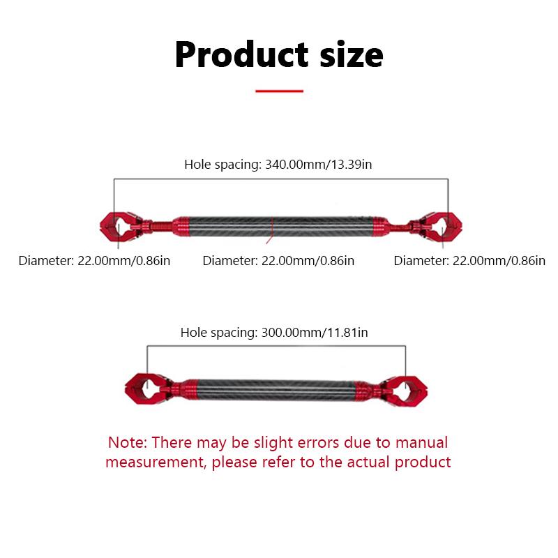 SEAMETAL 22mm Motorcycle Handlebar Handle Grip Adjustable Crossbar Balance Bracket Steering Wheel Reinforce Replacement Expansion