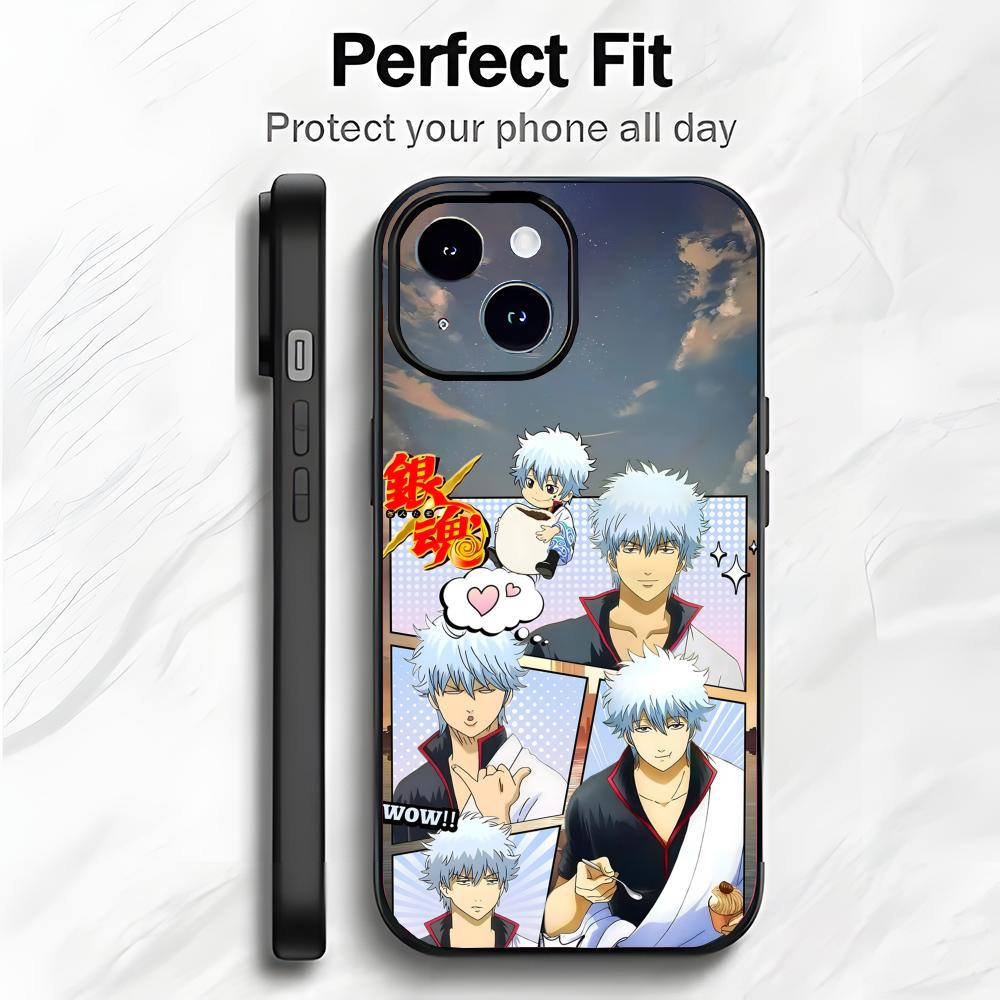 Funny Classic Anime G-Gintama Phone Case Phone Case Soft Packaging Lightweight For iPhone17 16 15 14 13ProMax