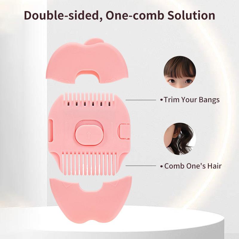 2 In1 Baby Hair Clippers Comb Multi-Functional Trim Bangs And Comb Split Ends Cutter For Children'S Hair Haircutting Tools