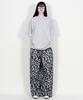 Deumakeu Paisley Side Onetuck Wide Pants Black