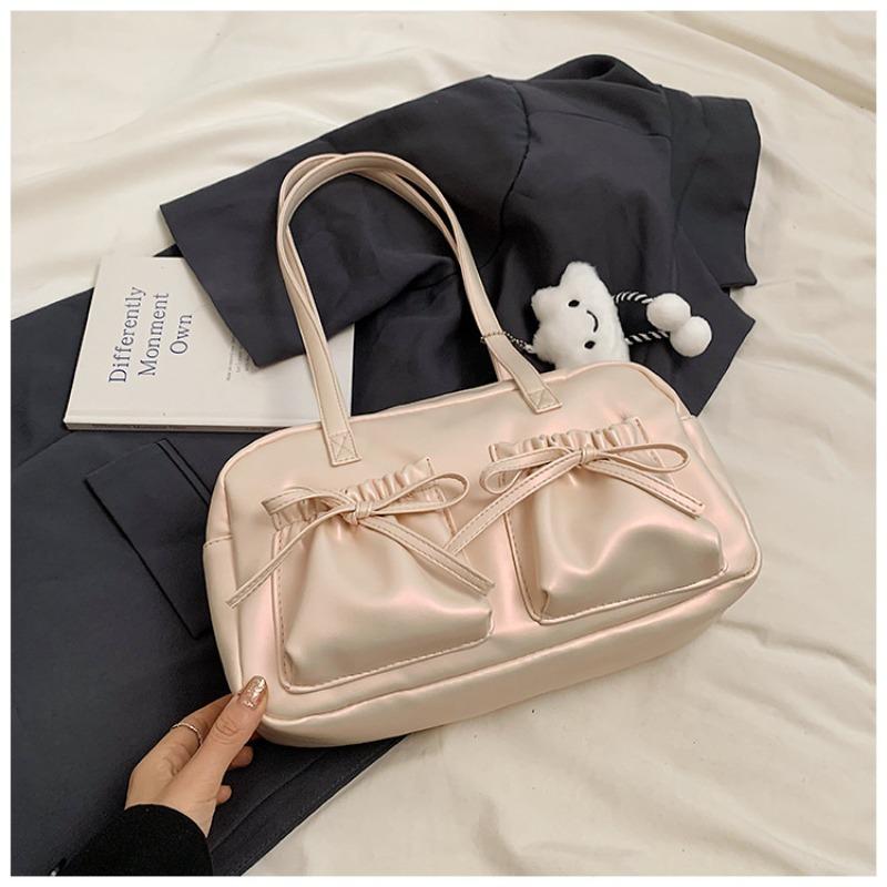 Fashion Commuter Large-capacity Bag Female New Trendy College Student Class Shoulder Bag Casual Portable Tote Bag