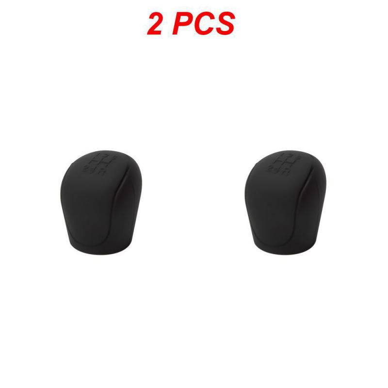 2/3PCS Brake Handle Cover Premium Portable Knob Cover Silicone Car Gear Head Cover Knob