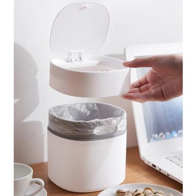 Niedrige Schreibtisch-Mülleimer Haushaltstisch Kleinkram Plastik Bürobedarf Mülleimer Mini Wohnzimmer Toilette Staubbehälter Tonne Kiste