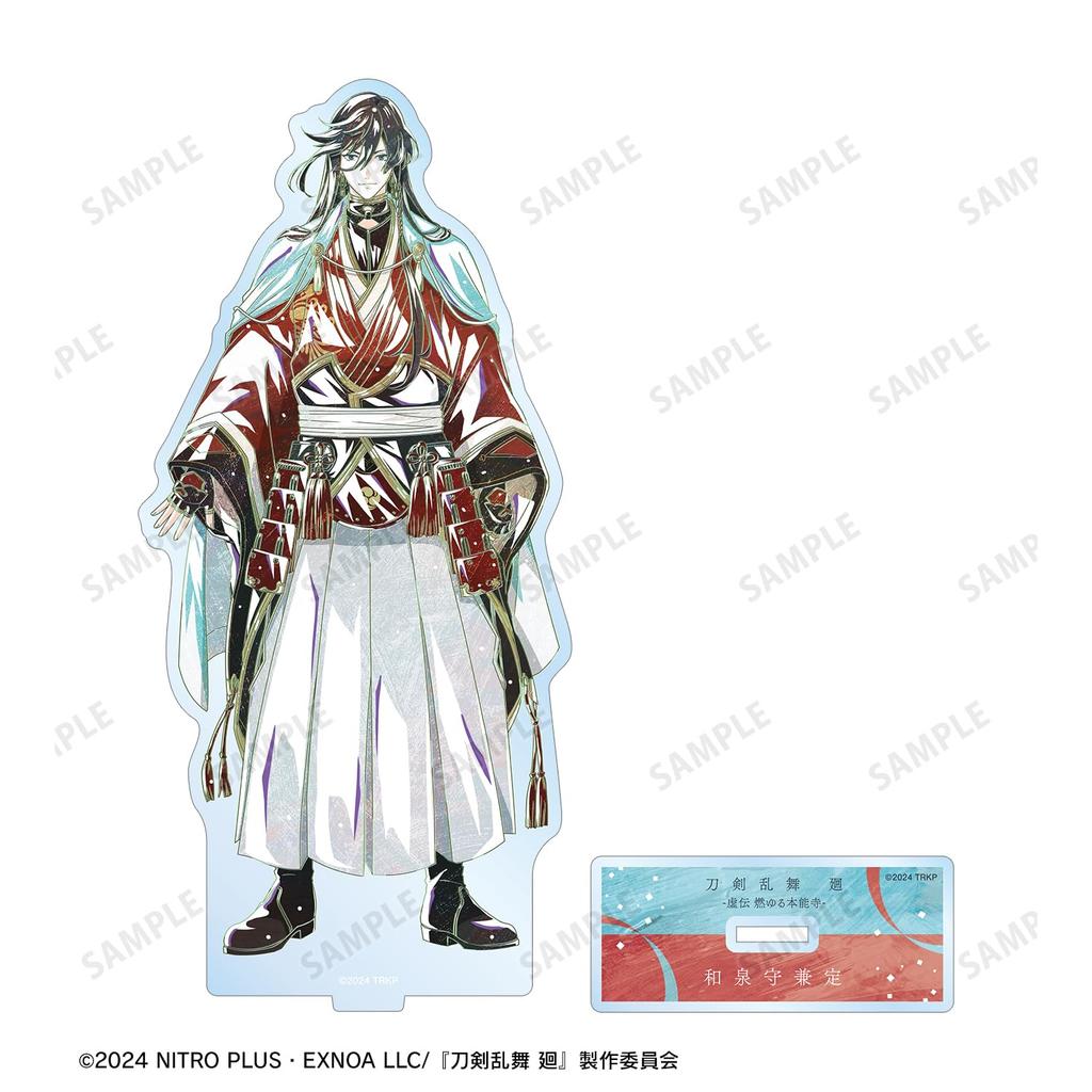 Anime "Touken Ranbu Kai Kyoden Burning Honnoji" Izuminokami Kanesada Touken Ranbu Kai Kyoden Burning Honnoji Ani Art 2nd Edition Big Acrylic Stand