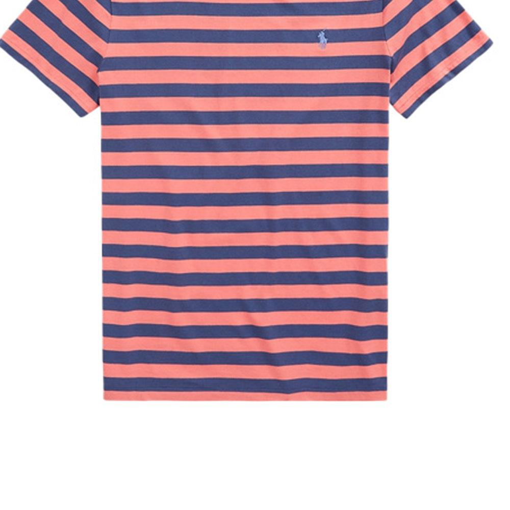 Polo Ralph Lauren Ss22 Striped Crew Neck Short Sleeve T-Shirt Men Tops Red MNPOTSH1N821153-600