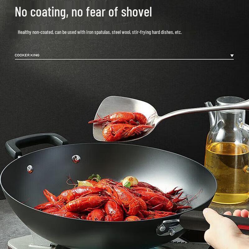 Chuda Huang Hand-Cast Cast Iron Wok