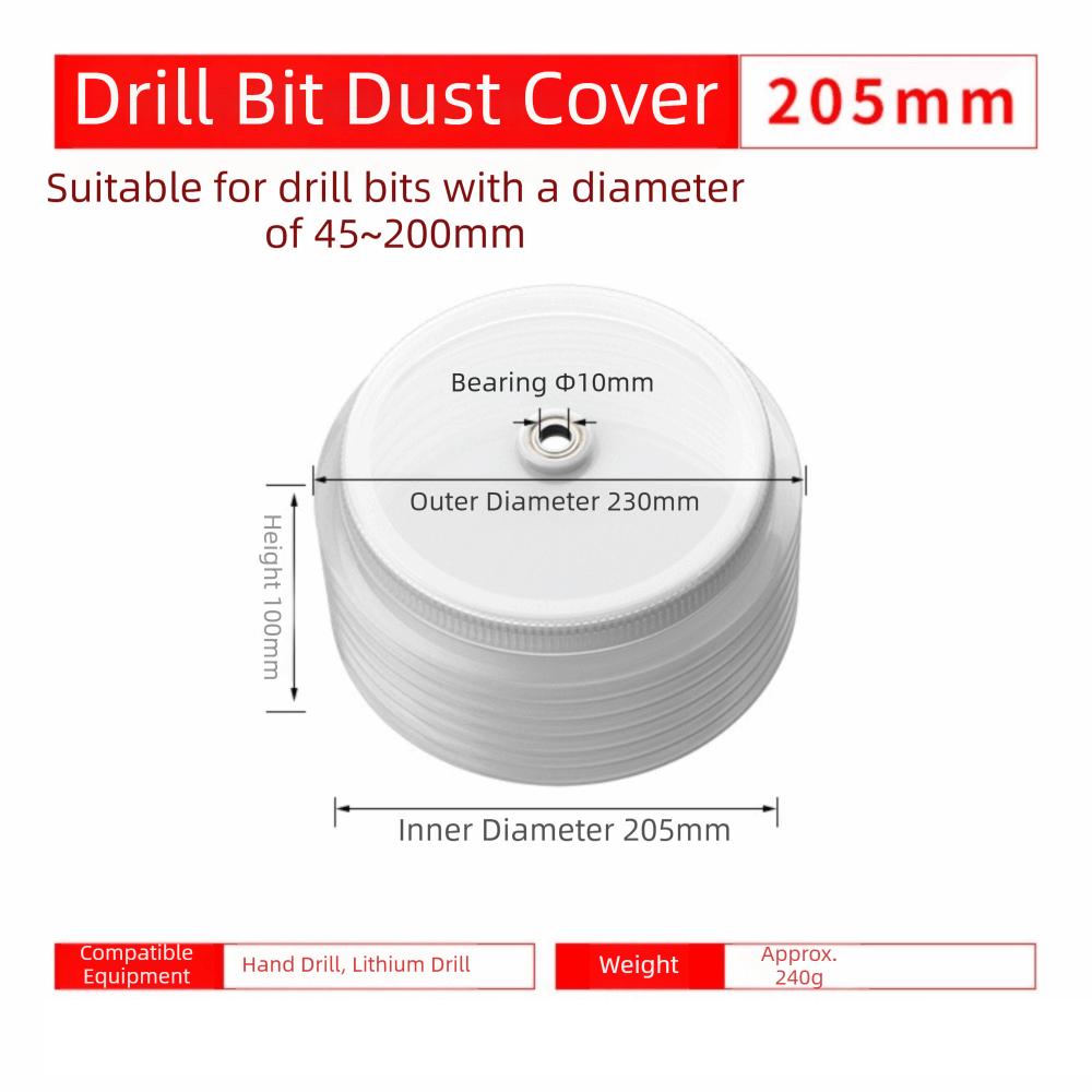 Multi Functional Dust Collector Dustproof Drill Storage Box Dust Cover Wall Drilling