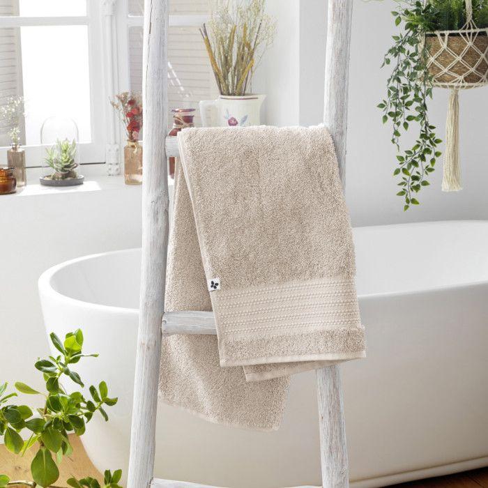 "Garance" Bath Towel 50 X 90 Cm / 100% Organic Cotton / 600 G/m² the Butterfly Effect - Garance Pampa