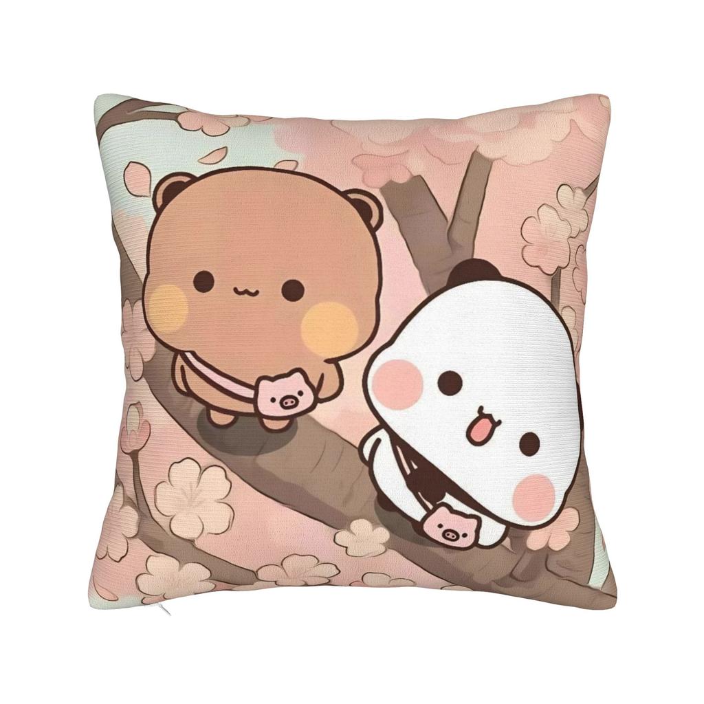 Pillow Cover 3D Print Kawaii Bubu & Dudu Retro Trendy Pillow Case For Living Room Chair Pillowcases