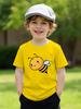 Nuovi Animali T-shirt a Maniche Corte Ape Carina Stampa 3D Abbigliamento Casual Comfort T-shirt per Esterni T-shirt Asciugatura Rapida per Bambini