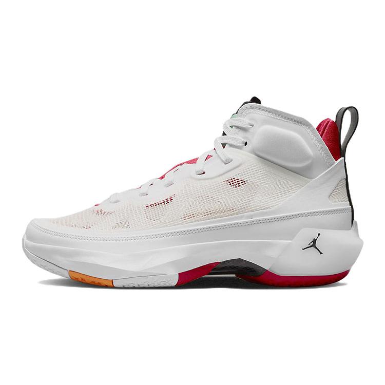 Air Jordan 37 Grundschule 'Hare' (Unisex) Weiße / Helle Silberne / Schwarze / Wahre Rote Kinder-Basketballschuhe DD7421 160