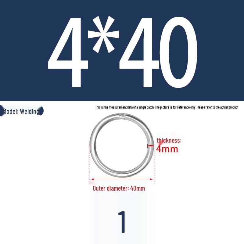304 Stainless Steel Seamless O-Ring for Lifting and Hammock Yoga Connection